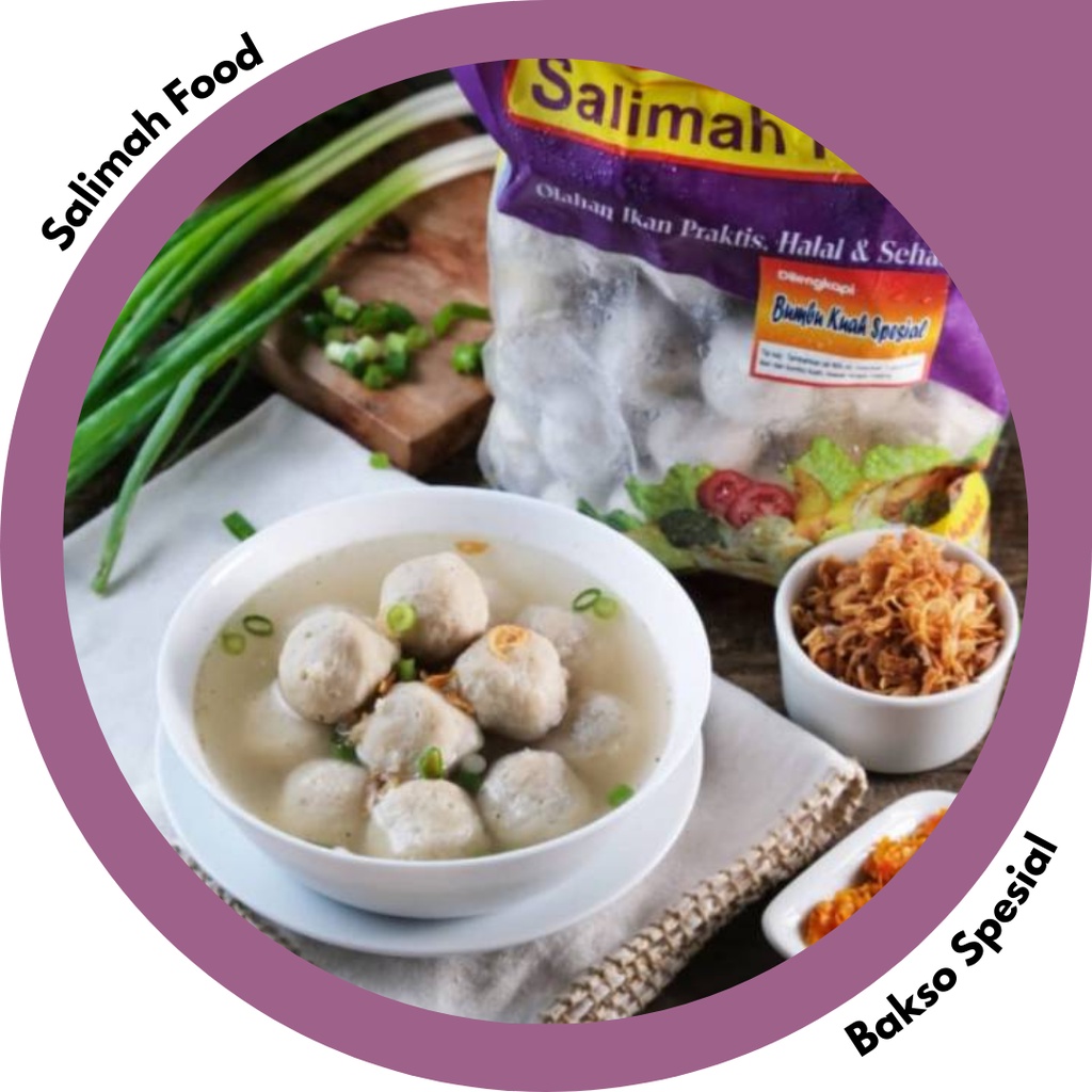 

Bakso Spesial (Ikan) Frozen 500gr - Salimah Food