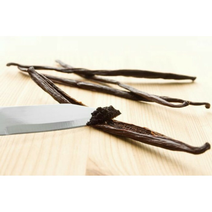 

Vanilla Beans - 10 Gr (Biji Vanila asli Masih utuh) Vanilli stick