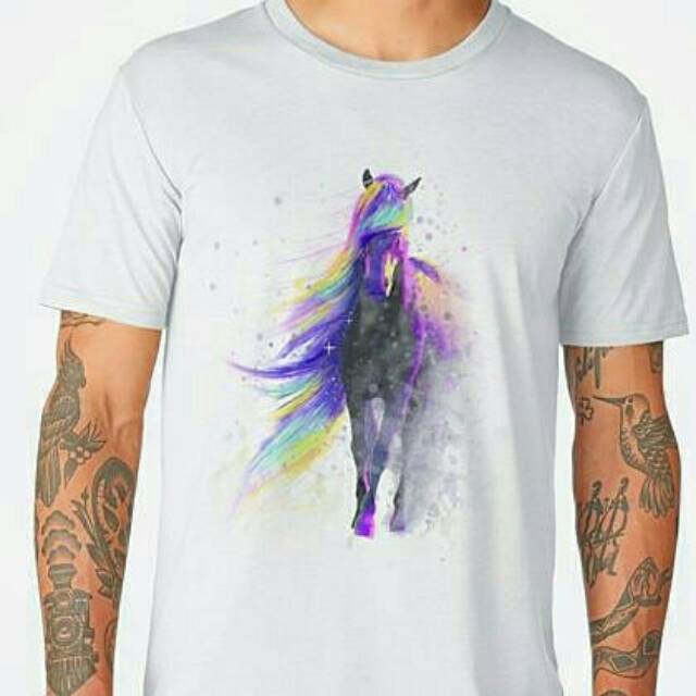 

Unicorn Watercolor Unisex Tshirt