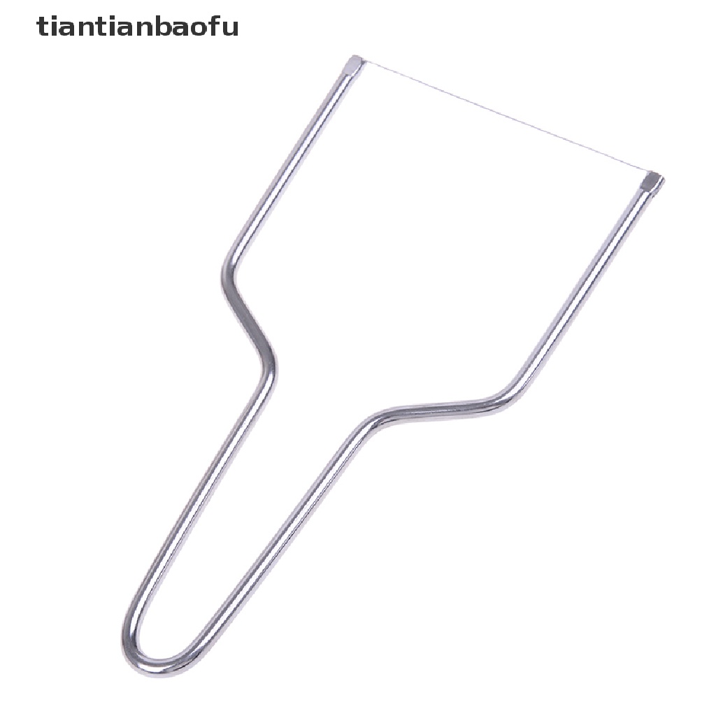 [tiantianbaofu] 1pc Stainless Steel Cheese Wire Slicer Cheese Butter Cutter Cheese Cake Knife Boutique