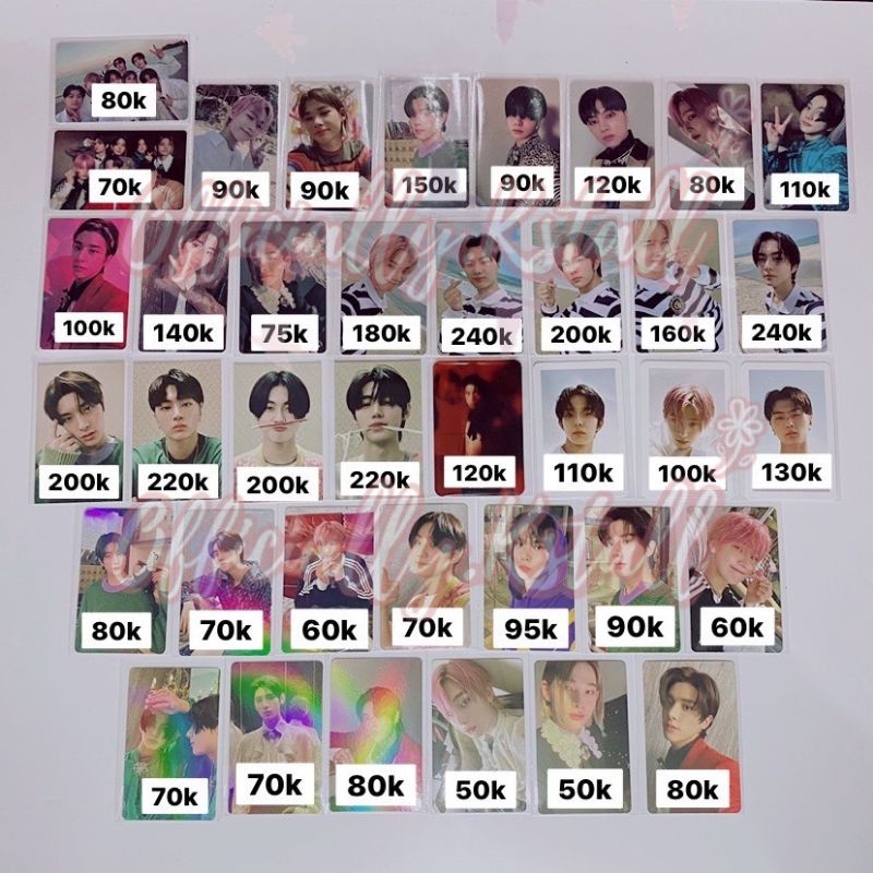 Photocard PC ENHYPEN Dilemma Luckydraw Soundwave Powerstation M2U Tamed Dashed Aladin Synnara