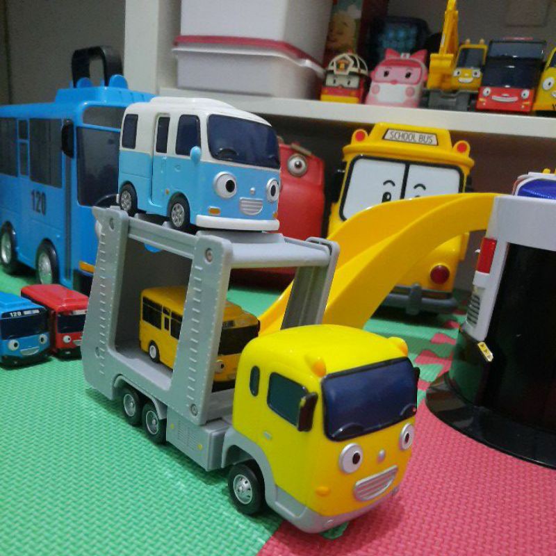 Original Tayo Mimi World Carry and Bongbong by Iconix Korea Preloved Mainan Mobil Truck Anak Second