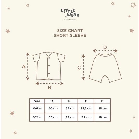 Little Palmerhaus - Little Wear Short Sleeve | Setelan Pendek Baby