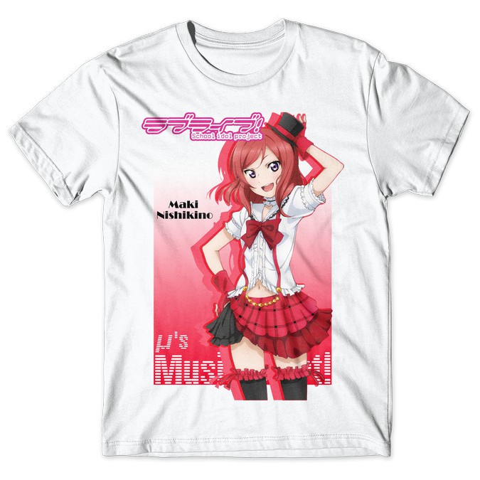 Maki Nishikino – Love Live School Idol Project Anime T-Shirt/Kaos Anime