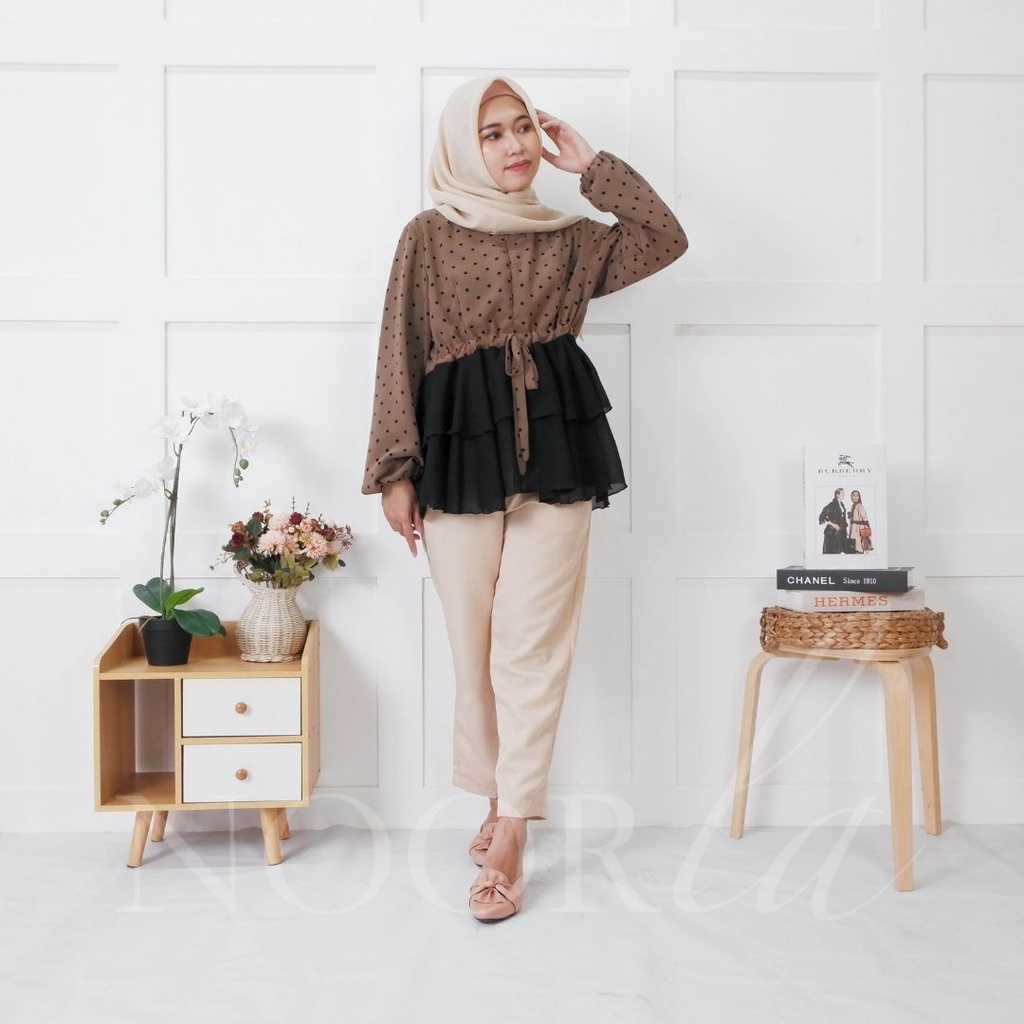 NOORLA - ESHA BLOUSE / ATASAN / SHIRT / TUNIK