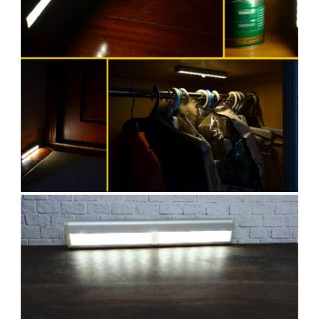 Lampu 10 led sensor deteksi cahaya infrared mendeteksi gerakan tubuh