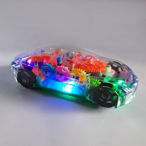 Mainan Anak Mobil Concept Racing LED Full Colour Music/Body Transparan BRO-1319