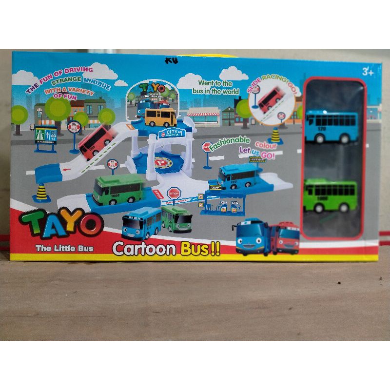 MAINAN BUS TAYO PARKING ADA JALANNYA