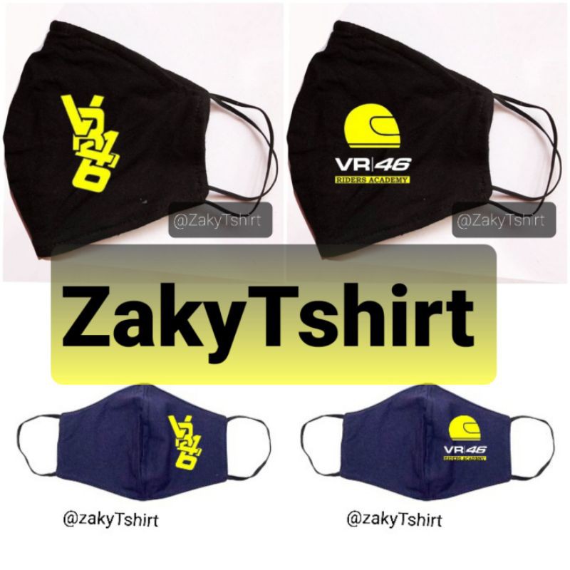 Masker Kain 2ply Logo 46 Valentino Rossi