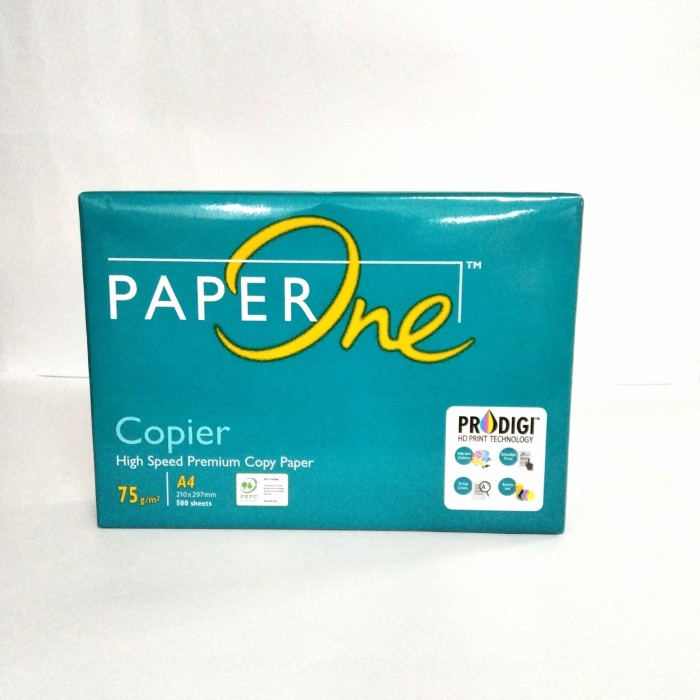 

(BISA COD) Kertas HVS Paper One A4 75 GSM - GOSEND