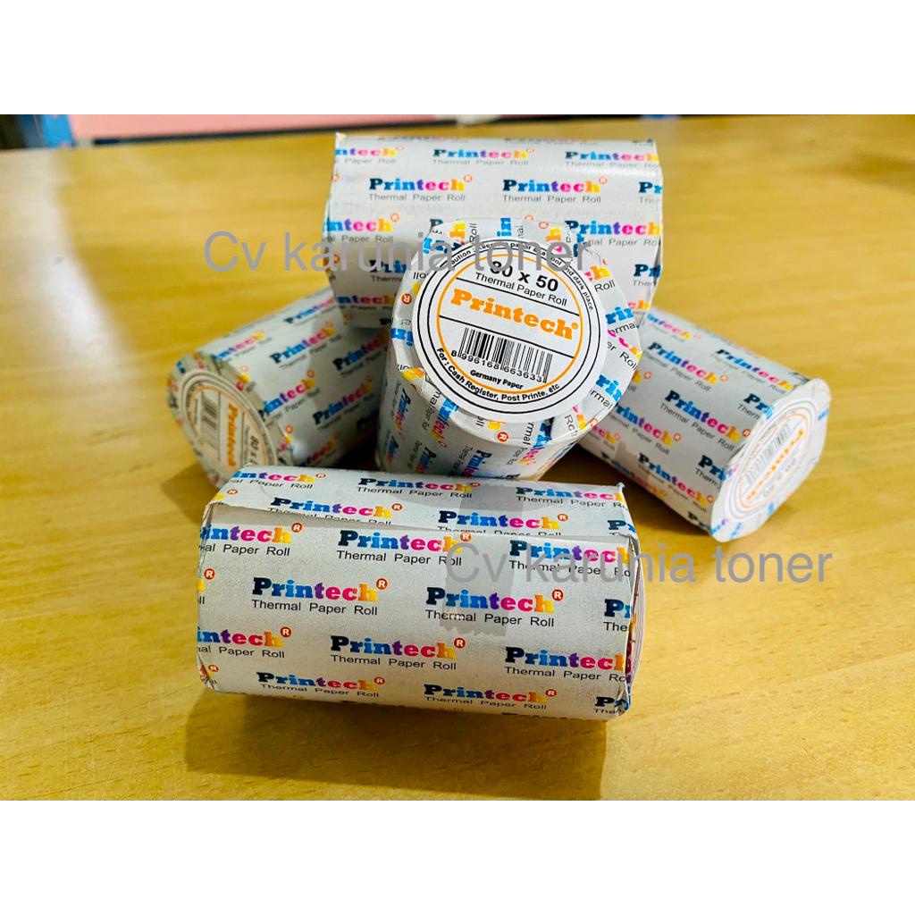 

Kertas Thermal 80 x 50 Printech / Kertas struk kasir