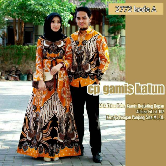 MAURA COUPLE CP SEMI SUTRA BAJU COUPLE PASANGAN COUPLE GAMIS MURAH COUPLE GAMIS COUPLE BATIK HALUS