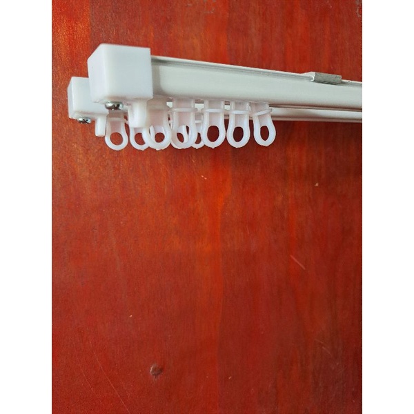 FULLSET DOUBLE REL VITRASE ALUMUNIUM OVAL / BATANG GORDEN