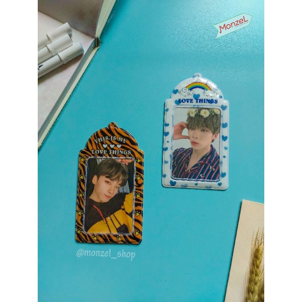 

Pattern Card Case Holder Kpop Photo Card (PC) Cow Milk Tiger Bear