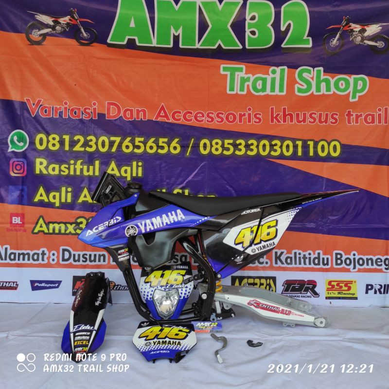 Pesanan Khusus Rangka KTM pnp Scorpio plus arm dan decal