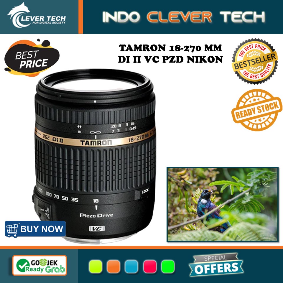 Tamron AF 18-270mm f/3.5-6.3 Di II VC PZD AF for Nikon Lens