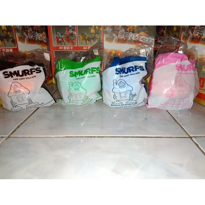 kfc toys   happy meal toys smurfs the lost village ecer