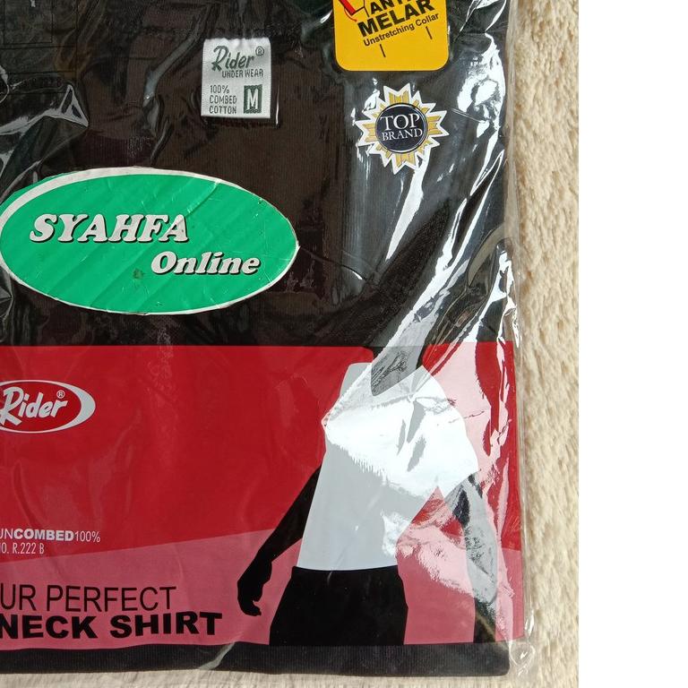 OBLONG RIDER VNECK HITAM / PUTIH | OBLONG RIDER | Kaos Dalam Pria | Kaos Pria | Kaos Oblong