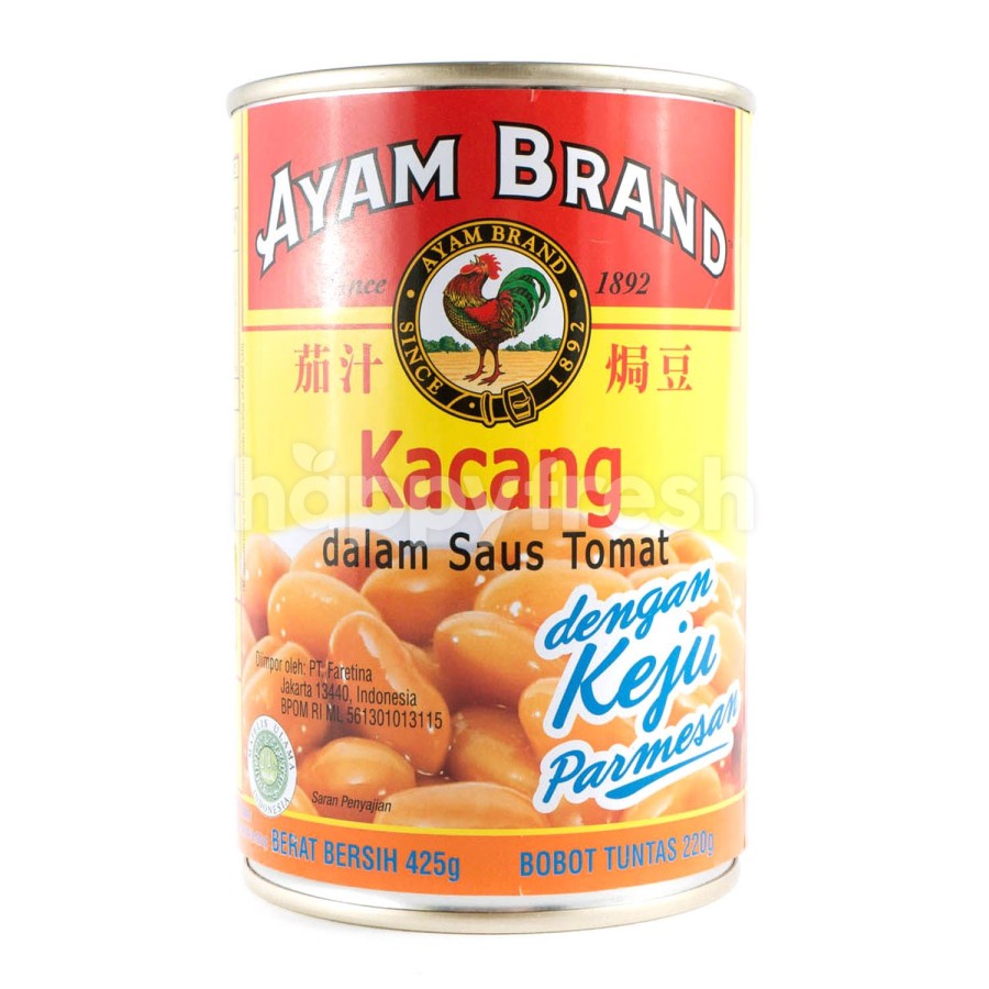 

AYAM BRAND BAKED BEANS 425 GR KACANG SAOS TOMAT CHEESE