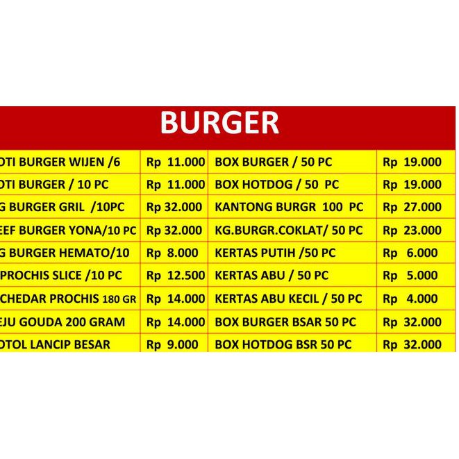 

❂QFV✯ Paper Bag Kantong Burger Merah Putih -Kantong Burger Kecil- 100 Pcs