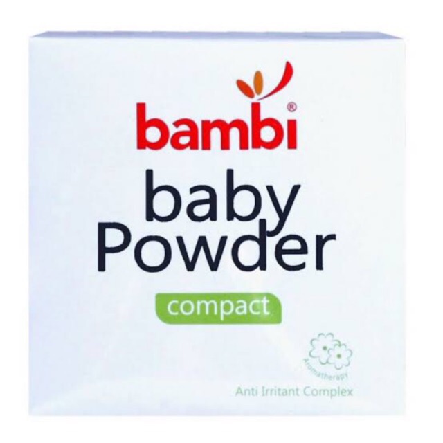 Bambi Baby POWDER COMPACT 40gr / DERMACARE COMPACT POWDER / PRICKLY HAT Bedak Padat Tabur Bayi