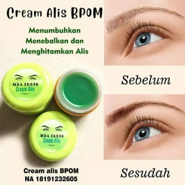 CREAM ALIS PENUMBUH ALIS BPOM