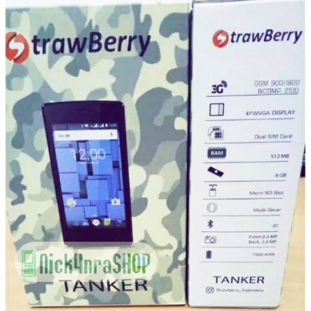 Hp android strawberry tanker