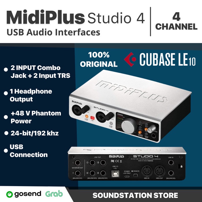 MIDIPLUS STUDIO 4 SOUNDCARD RECORDING