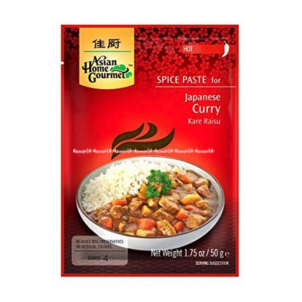 Asian Home Gourment Thai Berbecue, Red Cury, Tom Yum, Javanese Red Cury Bumbu Instan 50gr