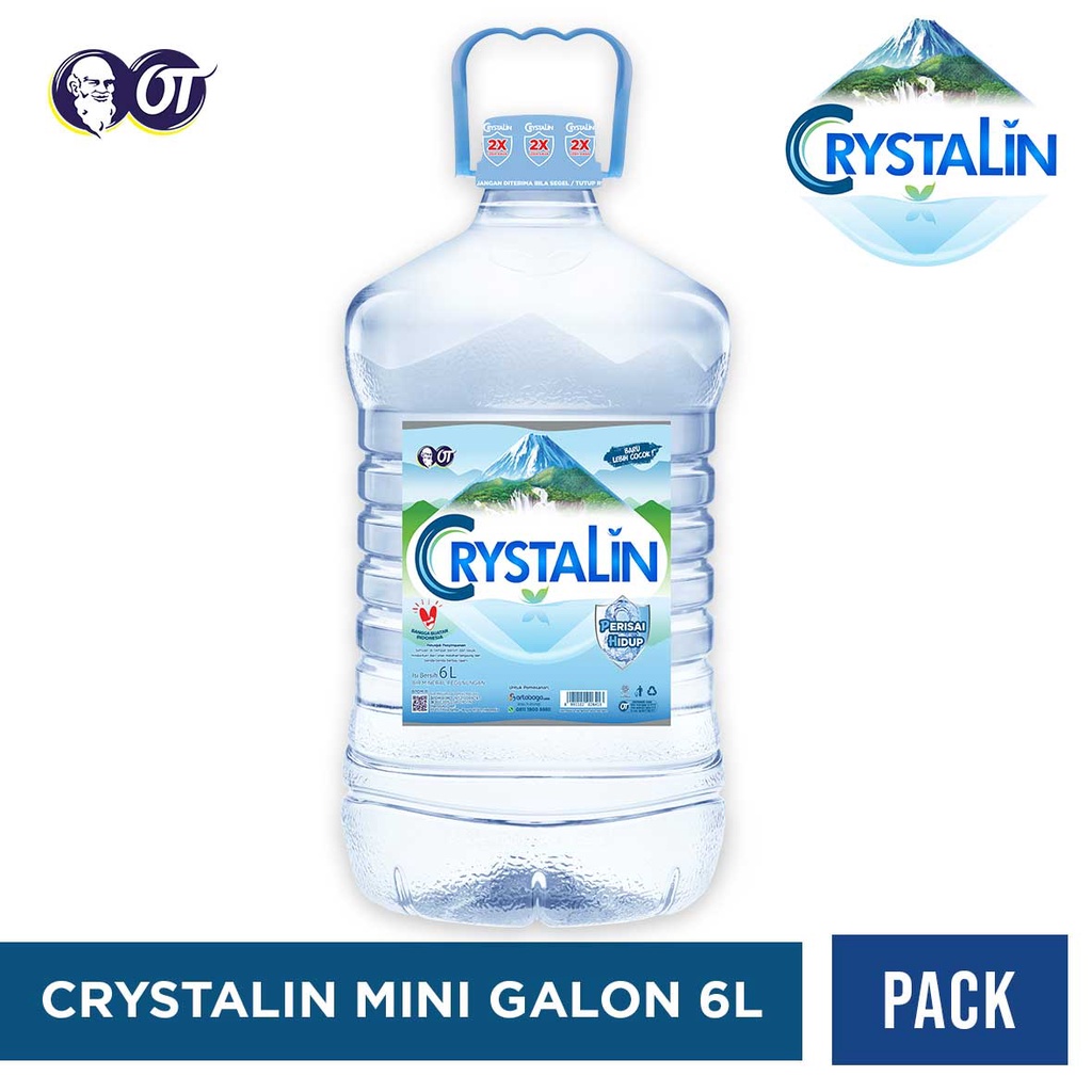 

Crystalin Galon Crystalline Mini 6 Liter Hemat Air Minum Crystaline Praktis Bandung Murah