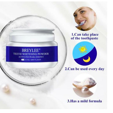 TERMURAH BREYLEE Teeth Whitening Powder odol Pemutih Gigi Dan Karang Gigi Pen Pembersih Karang Gigi Memutihkan Gigi Perawatan