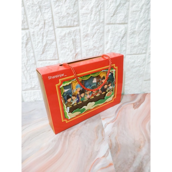 

Kotak Packaging Mooncake / Dus Box Hampers Souvenir Kue Bulan #C