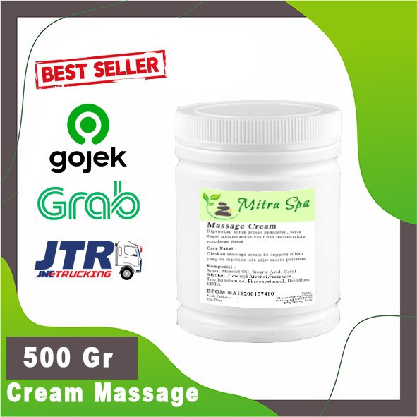 Krim Pijat Urut 500ml Cream Pijat Urut Pijet Badan Refleksi Aromaterapi Relaxasi Go Massage