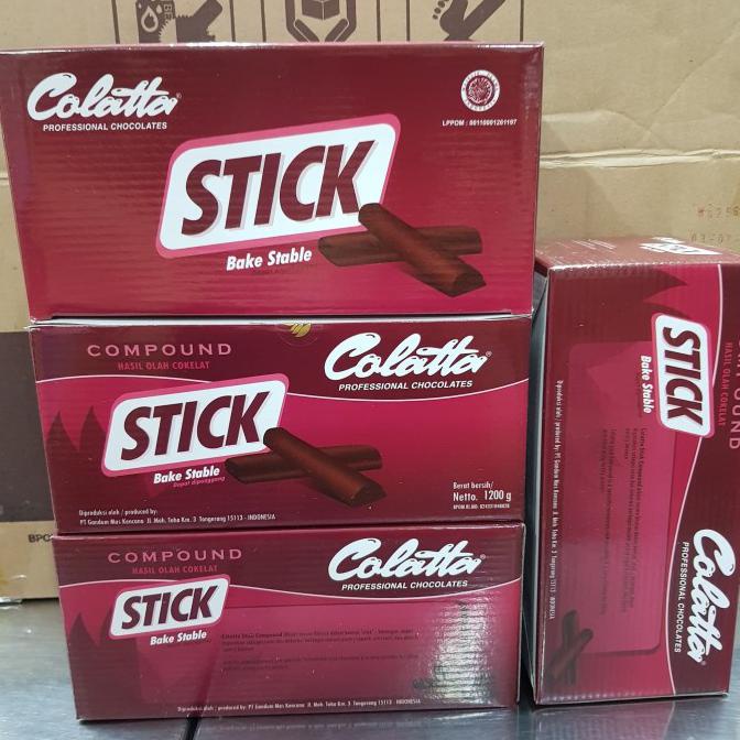 

Colatta Stick bake stable 1.2kg Coklat compound Batang stik GROSIR