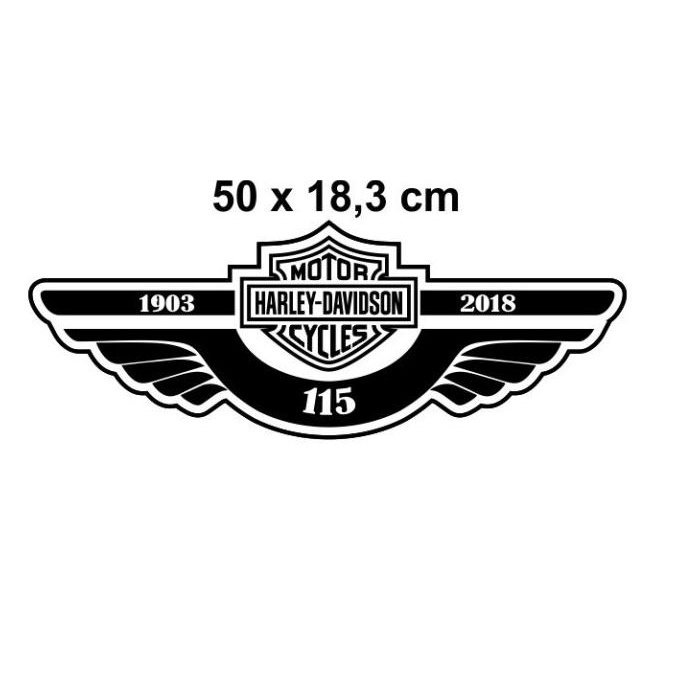 =====] stiker cutting mobil kaca belakang harley davidson
