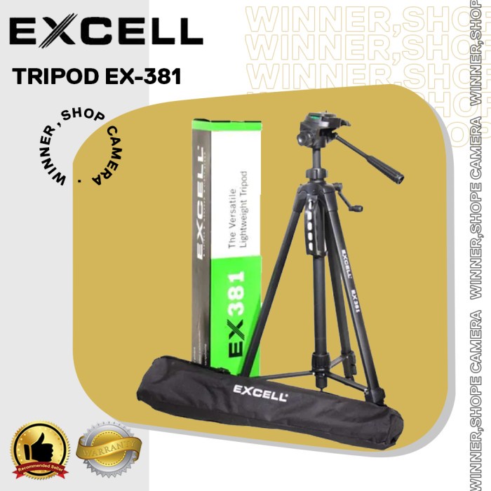 Diskon EXCELL EX-381 TRIPOD EXCELL 381 EX381 TRIPOD KAMERA Berkualitas