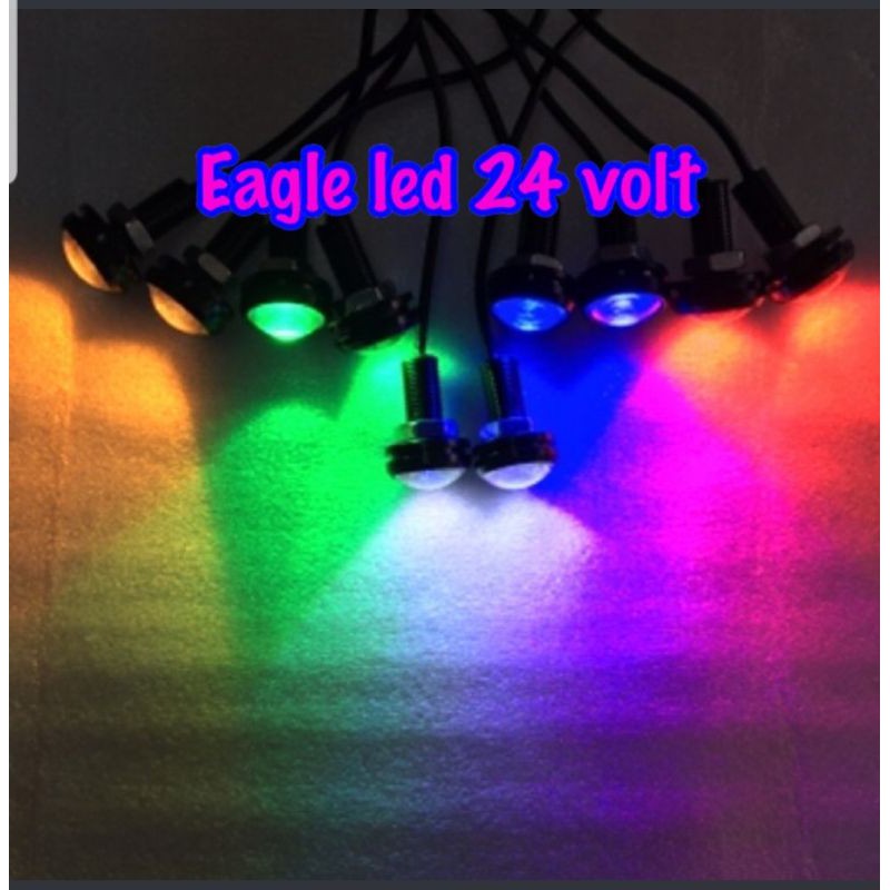 2 Biji eagle led mata elang truk 24 volt