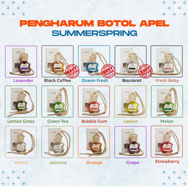 Pengharum Botol Apel SummerSpring