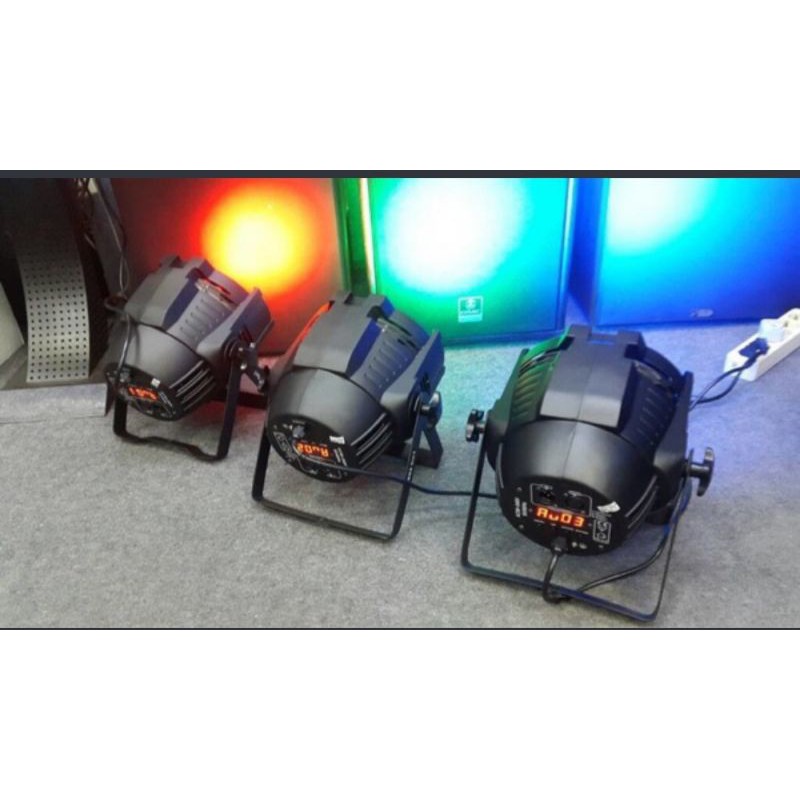 lampu led par54 RGB 54 x 3watt full color warna warni lampu panggung disco par54 par 54