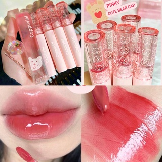 CAPPUVINI Pink Bear Jelly Lip Cream Watery make lips moist and not dry XX039