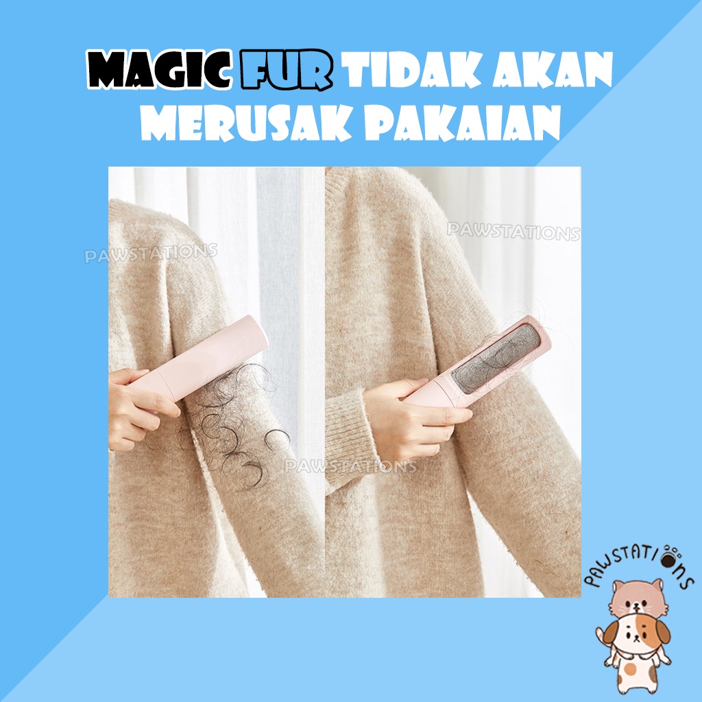 Ready | COD Pembersih Bulu Kucing Lint Roller Alat Pembersih Bulu Kucing Roll Bulu Kucing Sikat Bulu Kucing Pembersih Bulu Baju Penghilang Bulu Kucing Sikat Pembersih Bulu Kucing Magic Fur