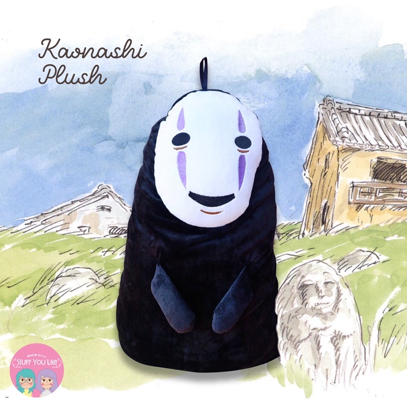 NO FACE KAONASHI SPIRITED AWAY GHIBLI BONEKA PLUSH SOFT LEMBUT BESAR LUCU
