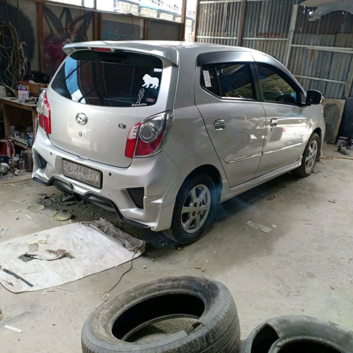 Bodykit Daihatsu Ayla - Daihatsu Ayla - BODYKIT Ayla agya custom belakang saja Kondisi Bahan