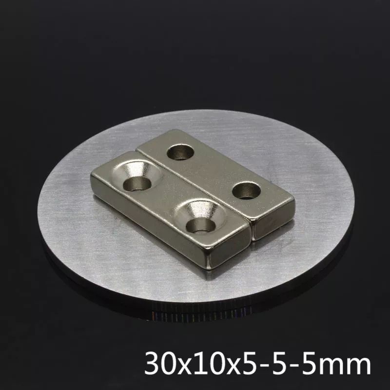 magnet Neodymium N52 hole 30x10x5mm