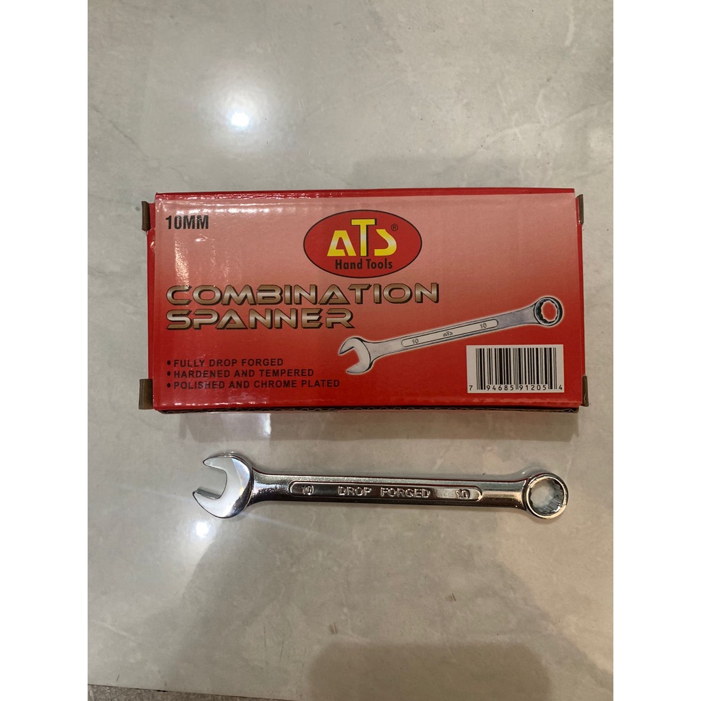 ATS Kunci Ring Pas 10 mm Kunci Kombinasi 10mm Combination wrench