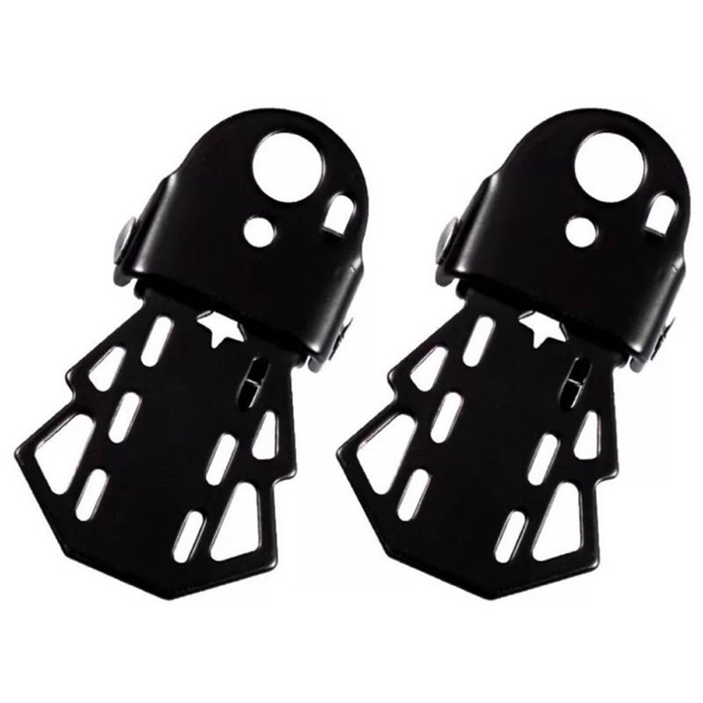 QUINTON Bicycle Accessories Rear Seat Cycling Bicycle Foot Pegs Bike Pedals Bicycle Parts Metal Black MTB Bike Folding 1 Pair Footrests/Multicolor