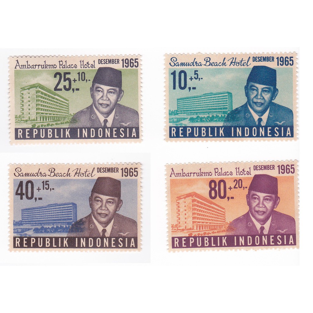 

Perangko Hotel Ambarrukmo dan Samudera Beach (1965)