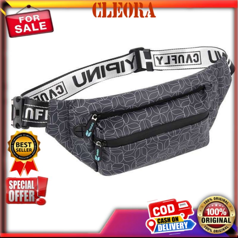 Tas Selempang Pria Wanita YIPINU Original Batik Series Waistbag Waterproof  Kekinian Import Ori Bran