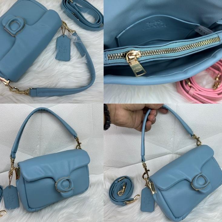 "WHI.20Au22ᵂ" Coach Tabby Pillow Mini kode 0532 Bahan Dove