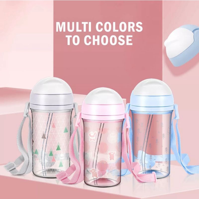 Botol Minum bertali We Bare Bears Miniso